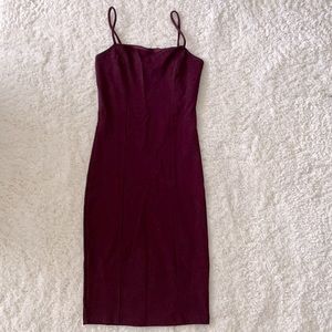 4/$12 Forever 21 midi body con dress size small